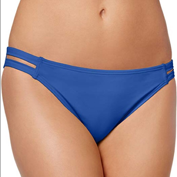[California Waves] New Solid Strappy Basic Blue